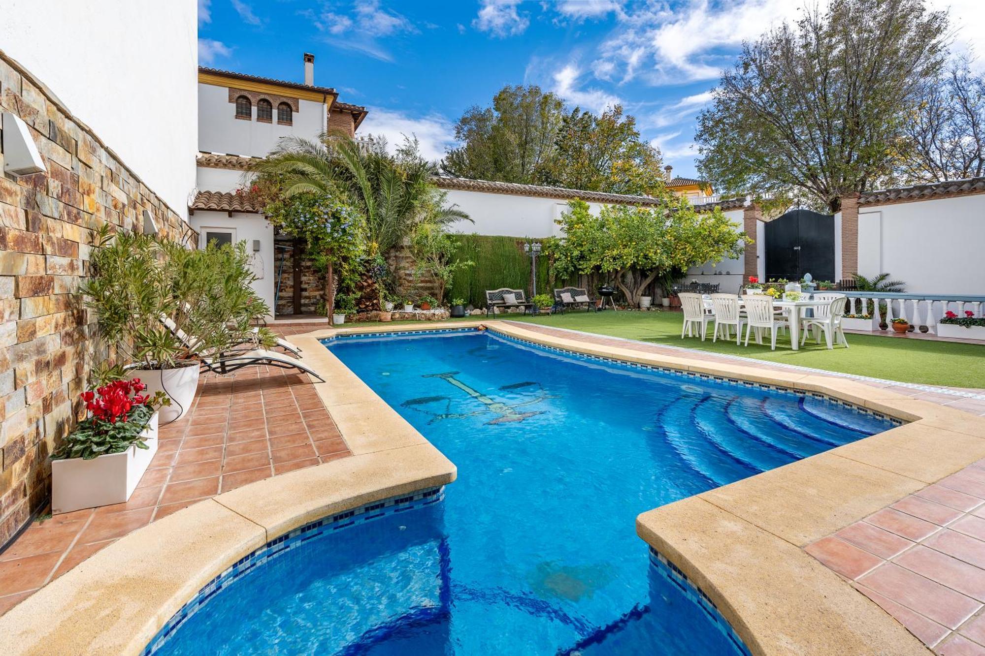 Casa De Amigos La Latina Con Piscina, Chimenea Y Barbacoa Villa Illora Eksteriør billede