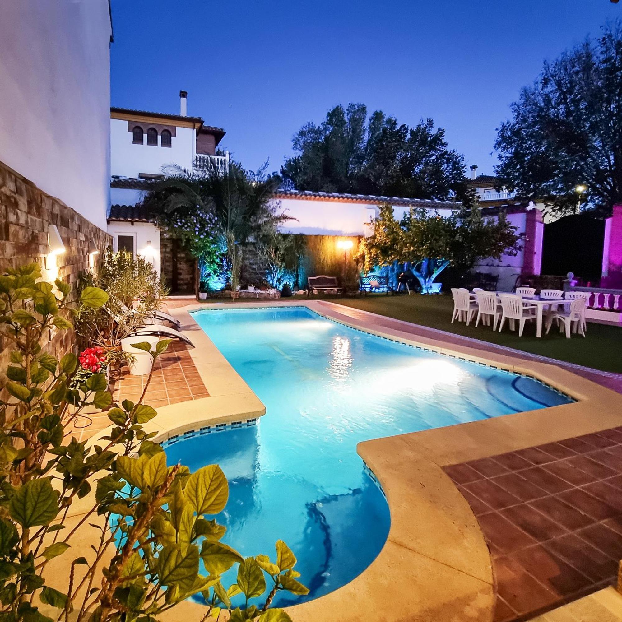 Casa De Amigos La Latina Con Piscina, Chimenea Y Barbacoa Villa Illora Eksteriør billede